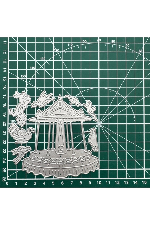 WL3096 New Arrival Carousel Metal Cutting Dies for DIY Scrapbooking Card Making Stencils Embossing C