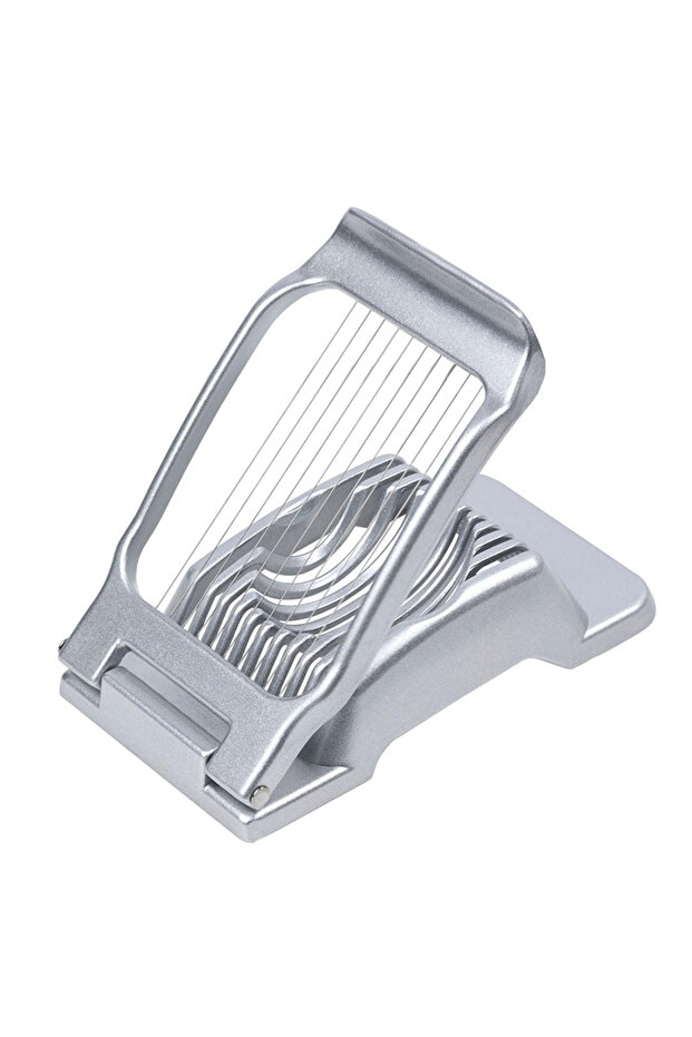 1 Piece Egg Slicer for Hard Boiled Eggs Aluminum Alloy Egg Cutter Slicer Kitchen Strawberry Kiwi Sli