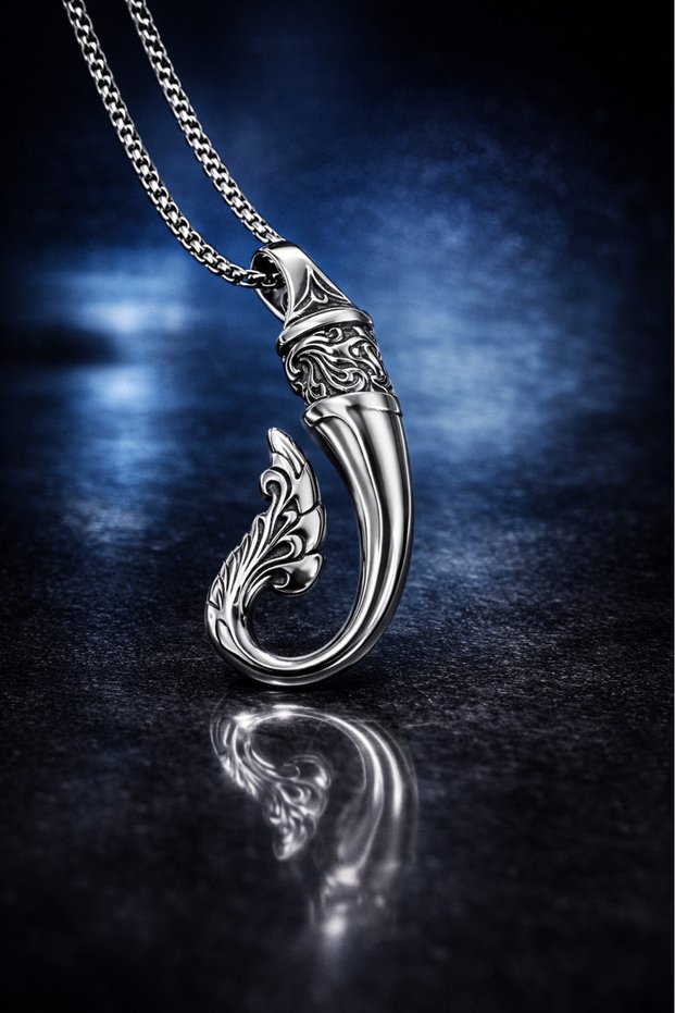 Casual and Sports Combination Matching Stainless Steel Fish Needle Men's Necklace