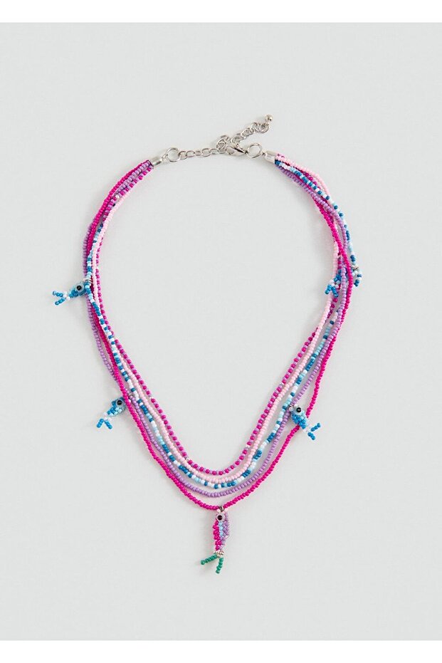 Boncuklu çoklu kolye - 2