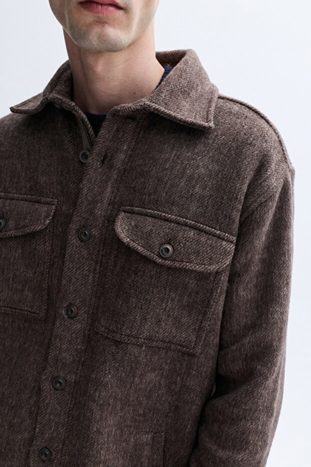 DÜĞMELİ GÖMLEK CEKET - 3