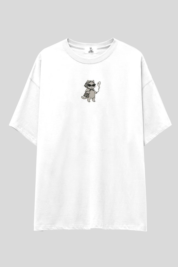 Savage & Mood Cat Series T-Shirt | Unisex 100% Cotton Black & White Printed Minimalist Fun Tee