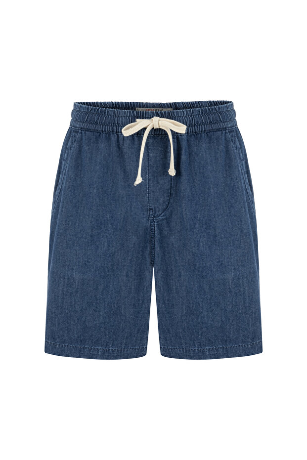 STRAIGHT FIT BAĞLAMALI ŞORT - 1