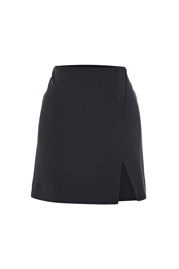 YIRTMAÇLI MİNİ ETEK - 4