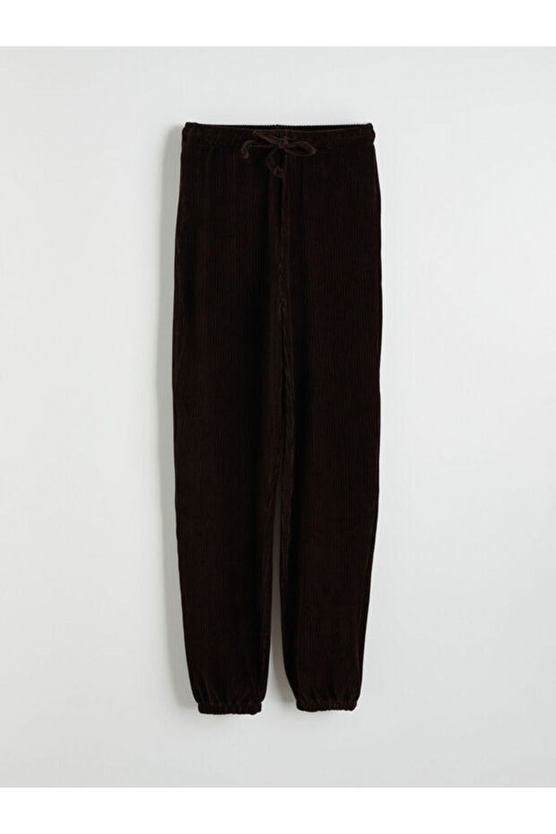 Sparkling Choices by Shining Store Women's Velvet Jogger Sweatpants with Waist Drawstring