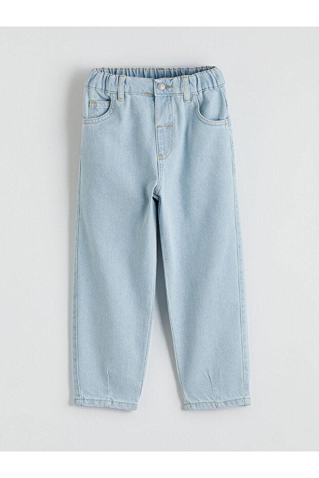 Elastic Waist Boy Jean Trousers