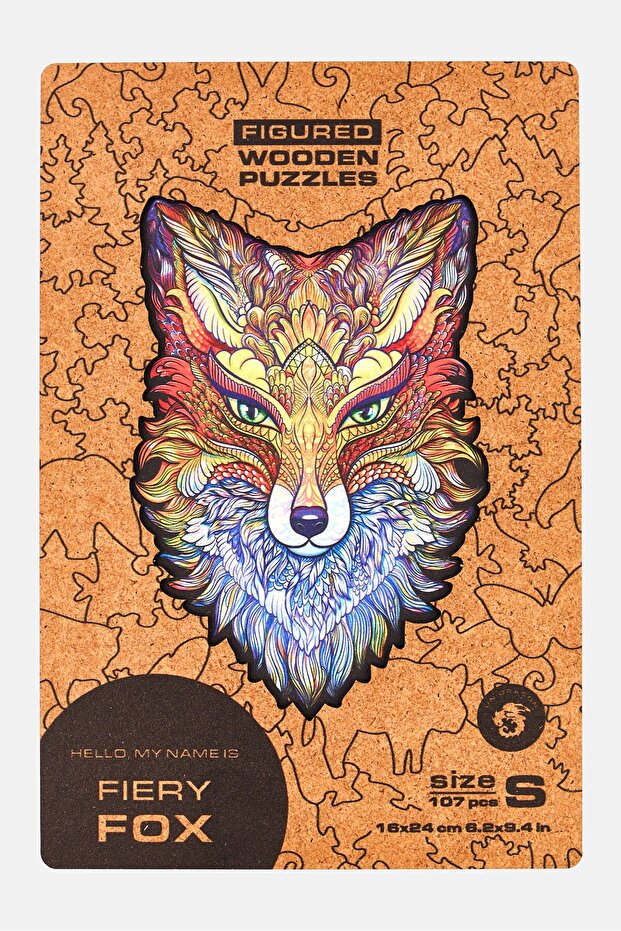 Fiery Fox Figured Wooden Puzzle