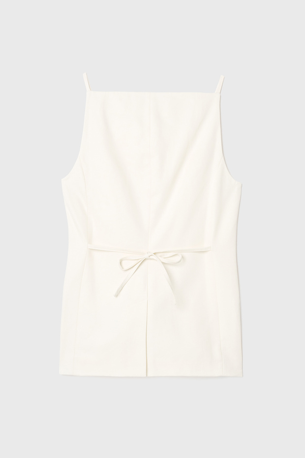 DÜĞMELİ KOLSUZ BLUZ - 2