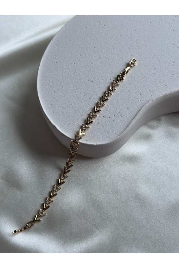 Taşlı V Bileklik - 2