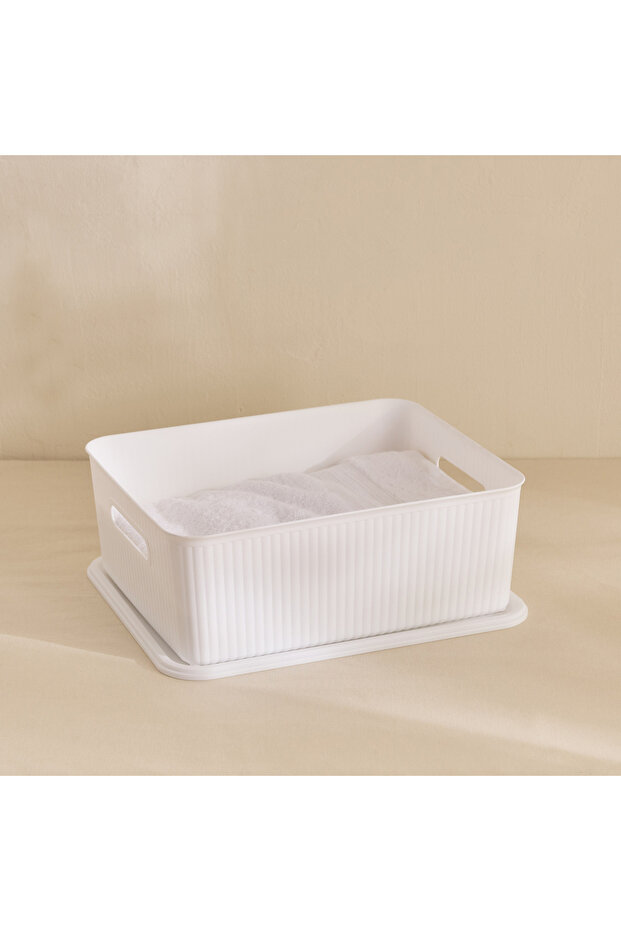 Orion Medium Ribbed Container with Lid - 6