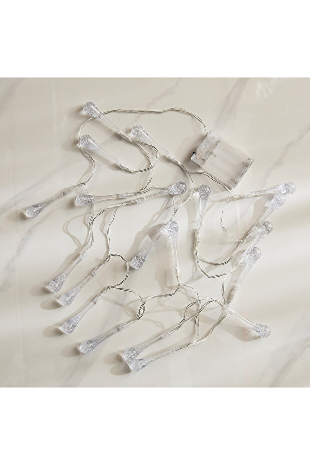 سلسلة مصابيح لونا 20 LED بيضاء دافئة - 6