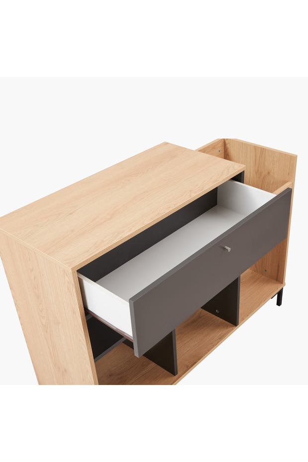 وحدة تخزين الكتب ذات الدرج الواحد من سيستا - 3