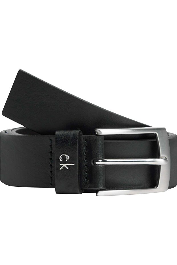 Classic Square Buckl, V8Y Black Men's Belt