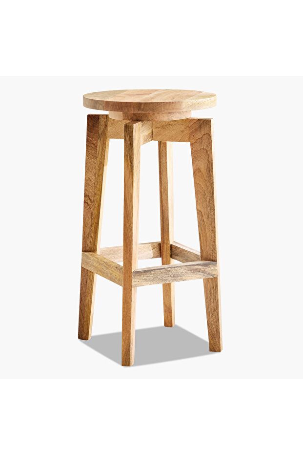 Cavon Rixos Solid Wood Bar Stool - 6