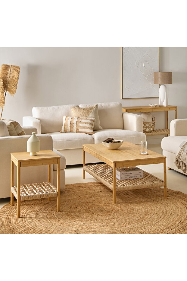 طاولة جانبية من الخيزران من هانوي - 6