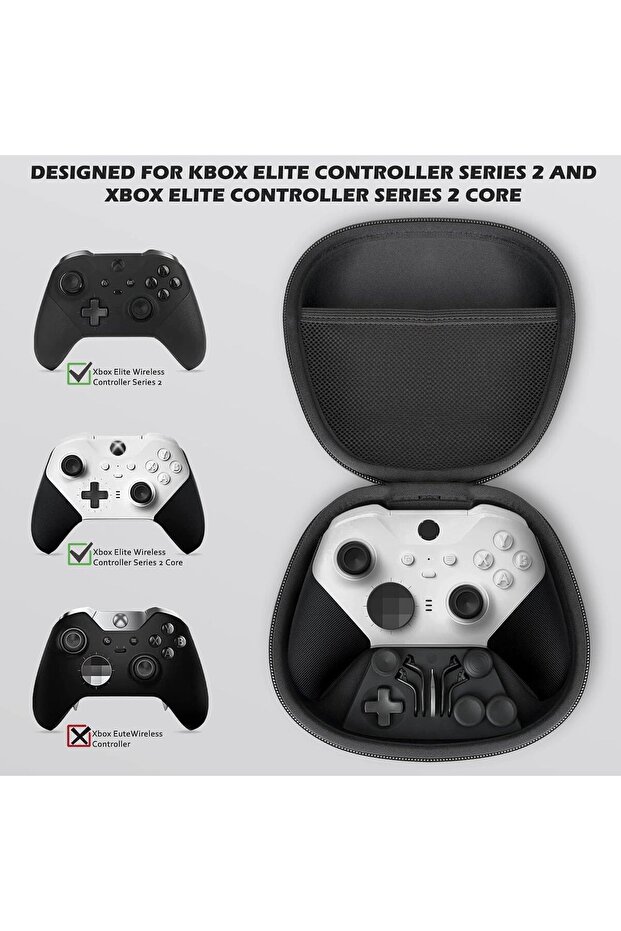 مجموعة مكونات كاملة لجهاز التحكم اللاسلكي Xbox Elite Series 2، تتضمن العبوة حقيبة حمل واحدة - 4