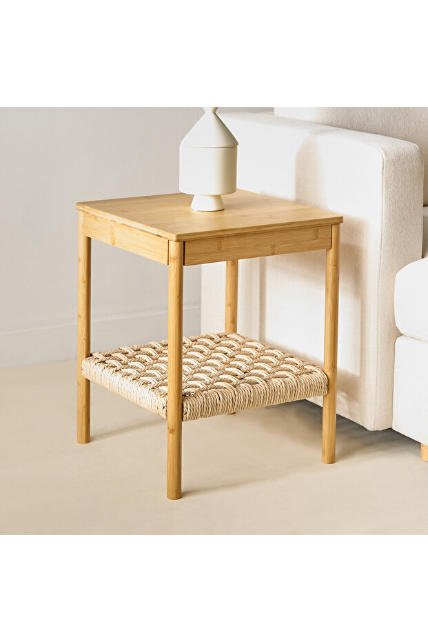 طاولة جانبية من الخيزران من هانوي - 1