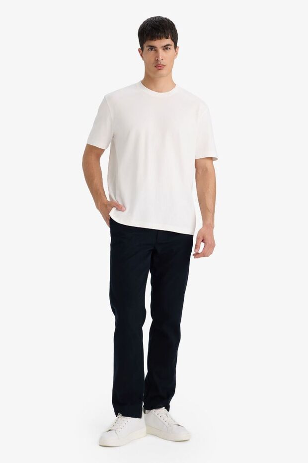 REGULAR FIT 100% Baumwolle Basic T-Shirt E7961AX26SP - 2