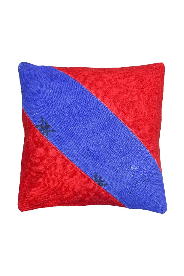 Handwoven Kilim Cushion Cover (40X40 cm)