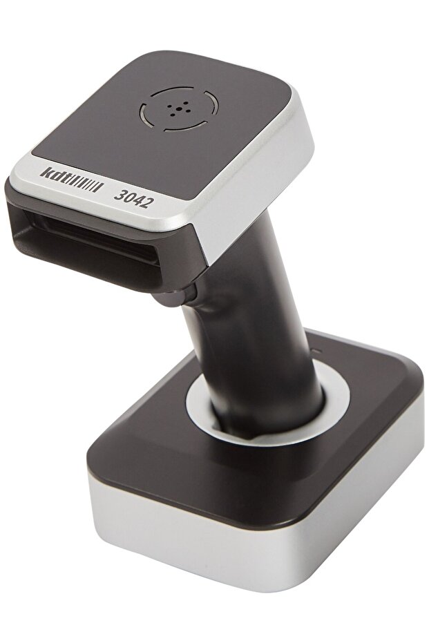 Kds-3042 2D QR Code ماسح الباركود اللاسلكي 2.4G، USB، بلوتوث - 1