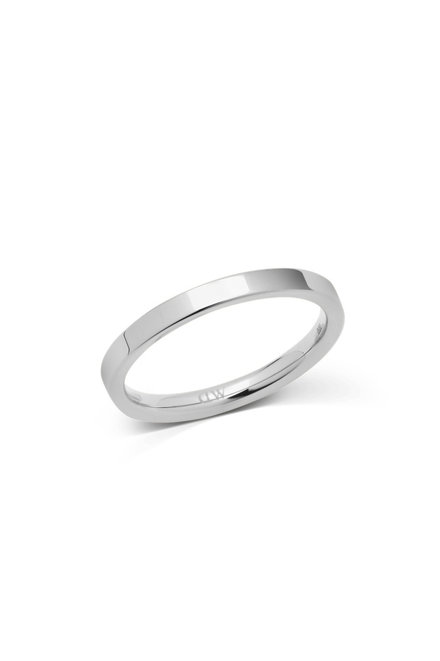 Line Ring Polished Silver 2.5mm