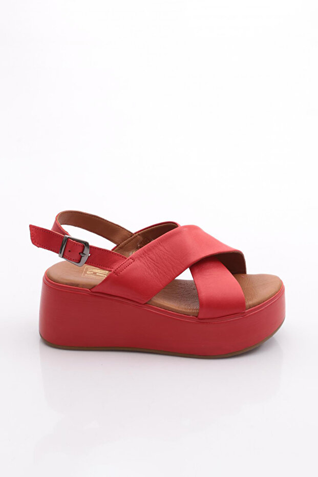 6003 Women's Cross-Strapped Thick Sole Sandals