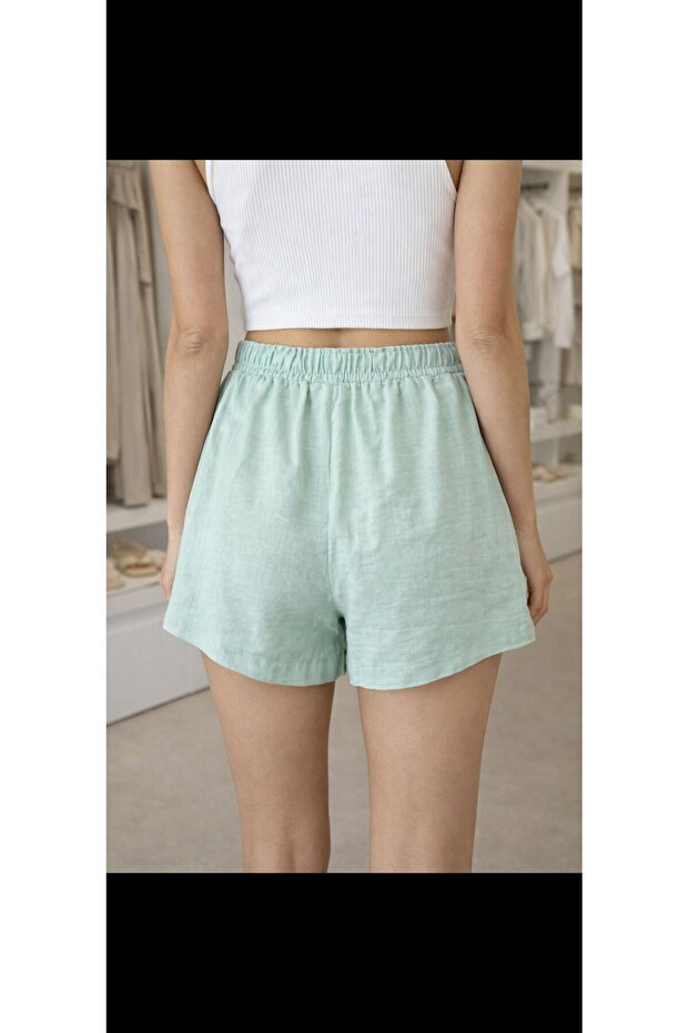 Keten Şort - 2