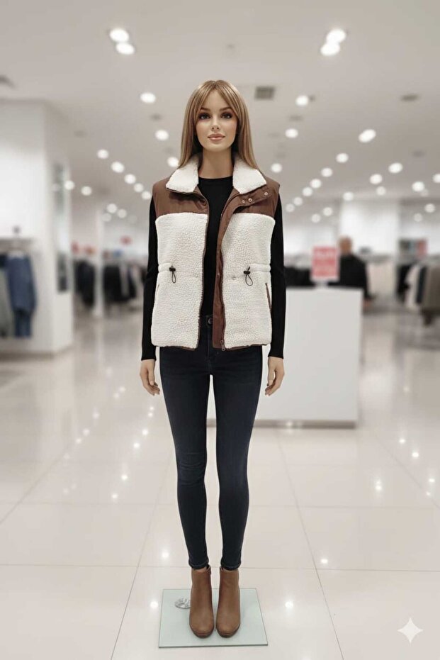 PELUŞ ŞIK YELEK - 3
