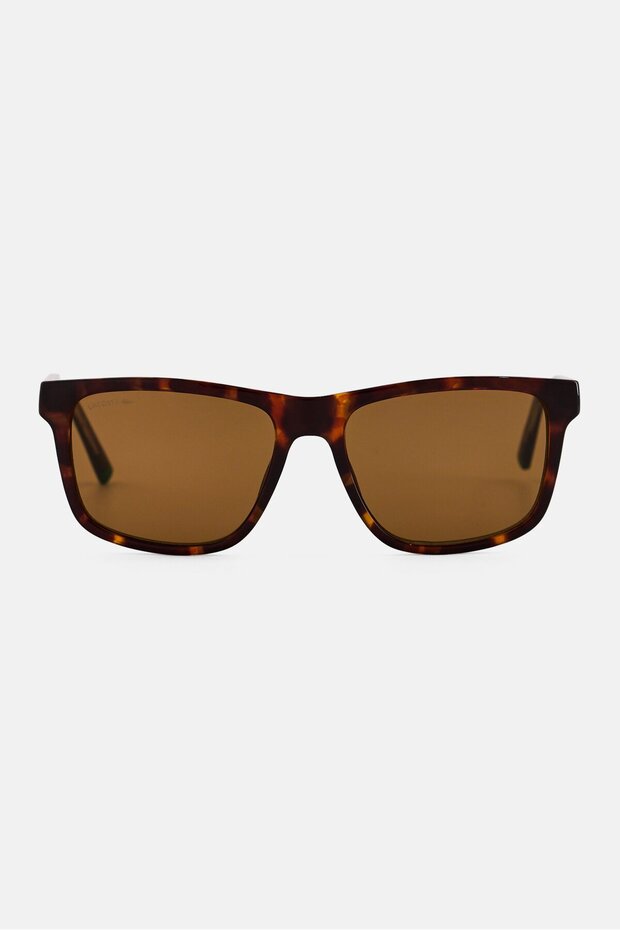 Men L6025S219 UV Protection Rectangle Sunglasses, Brown