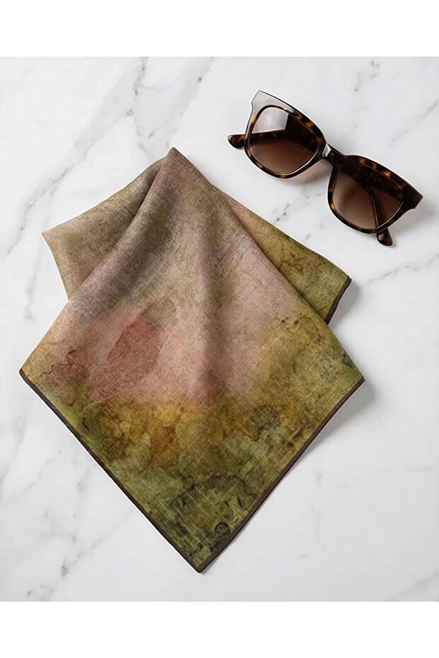 TENSEL EŞARP-Yeşil - 6