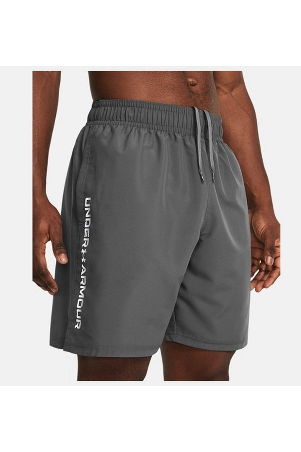 Ua Tech Woven Wordmark Gri Erkek Şort 1383356-025 - 4
