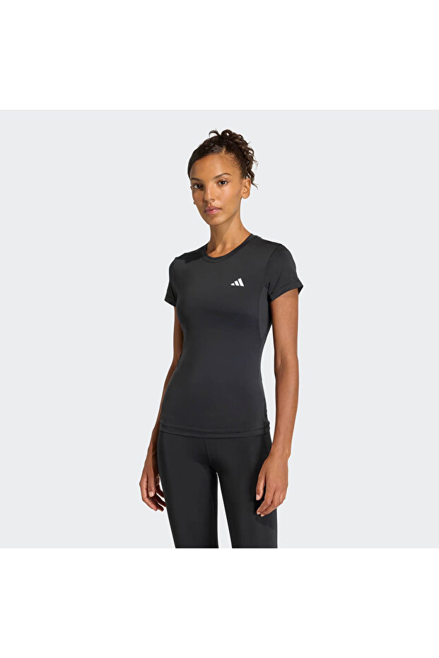 Power Essentials Black Women's T-Shirt Kd0108