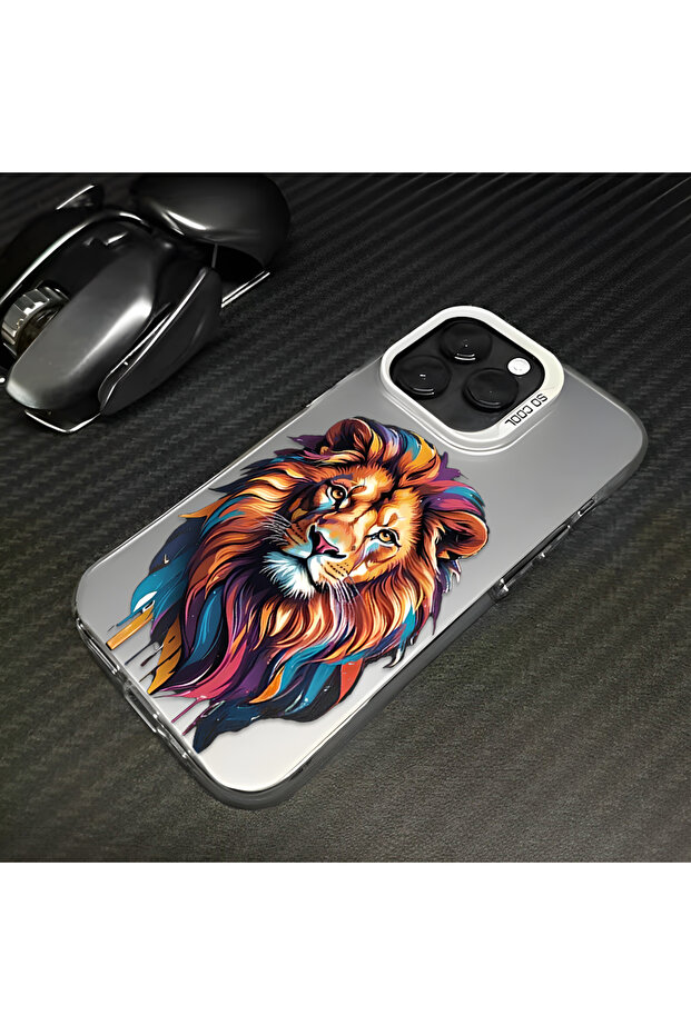 Redmi Note 13 Compatible Silicone Edge Hard Back Anti-Fall Phone Case Pars Patterned - 7