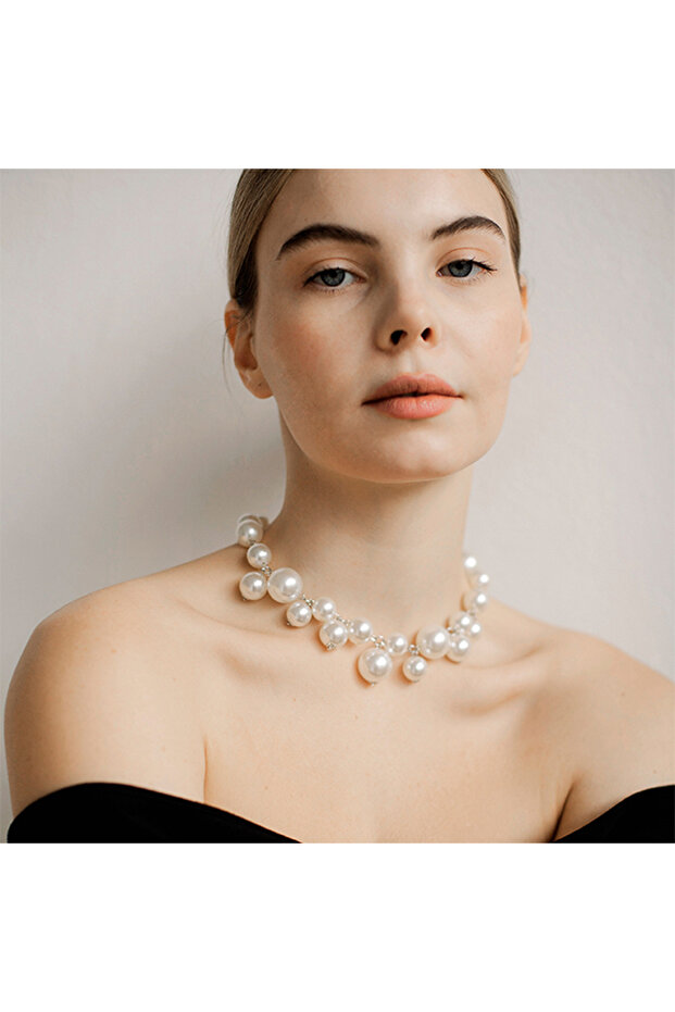 Necklace with Beaded , adjustable length, model: CD2A - 7