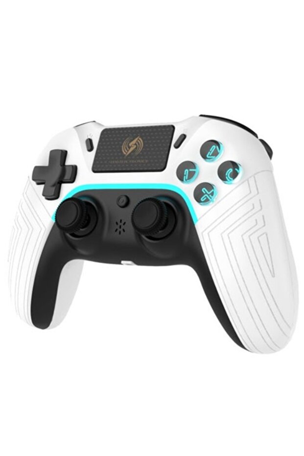 وحدة تحكم لاسلكية لأجهزة PS4 و PS3 والكمبيوتر الشخصي و iOS و Android (أبيض) - 1