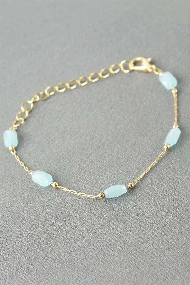 سوار من حجر الكريستال المستطيل الشكل - 1