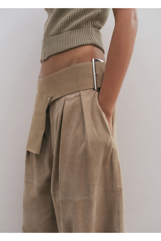 Süet deri kemer - 2