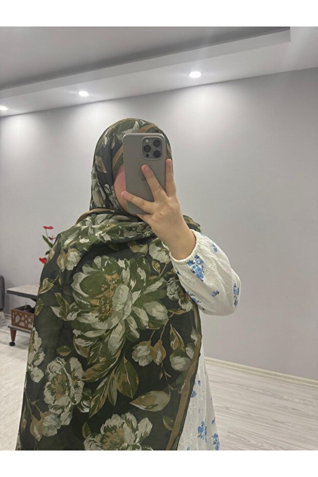 Soft Şal Çiçek Desen