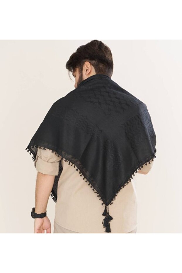 Keffiyeh Scarf | Traditional Woven Unisex Head & Neck Wrap
