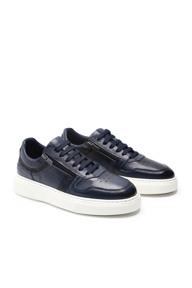 Genuine Leather Men's Casual Shoes - Cowhide Lining & Lightweight Eva Sole