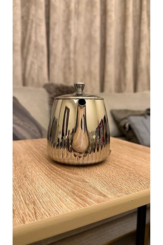 أبريق شاي او قهوة فضي - 4