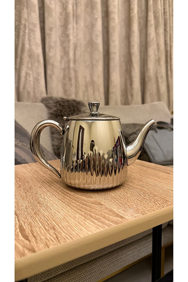أبريق شاي او قهوة فضي - 2