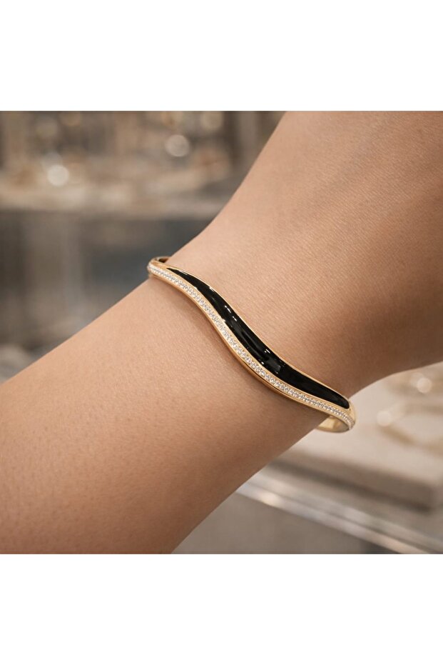 Taşlı mineli kelepçe - 1