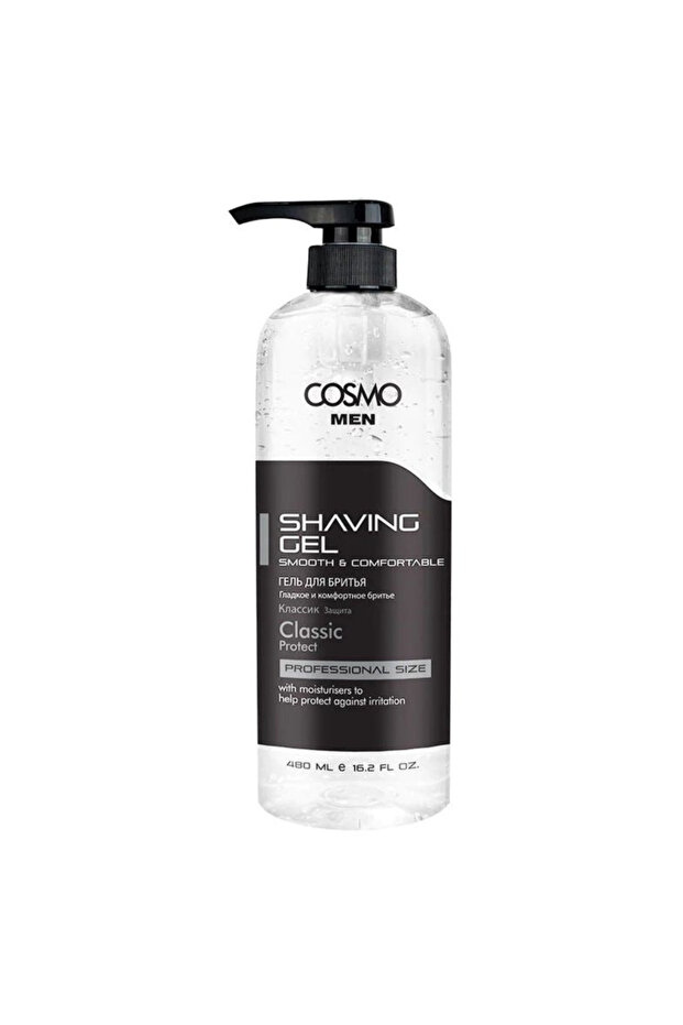 Men Classic Protect Hydrating Touch Shaving Gel Pump (480ml)