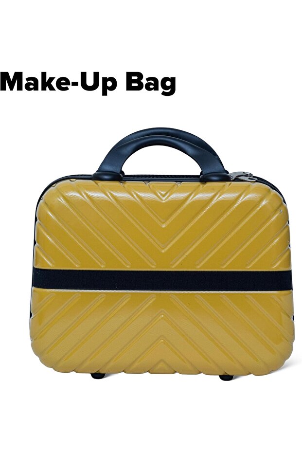 طقم حقائب سفر صلبة بعجلات دوارة - 6