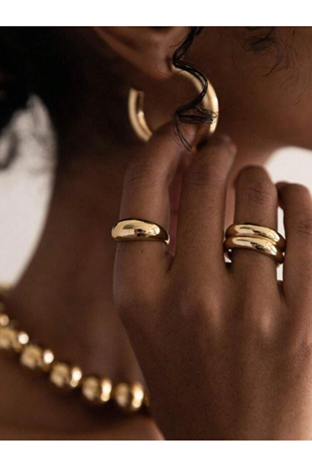 مجموعة من 5 خواتم أساسية وخواتم للمفاصل - 2