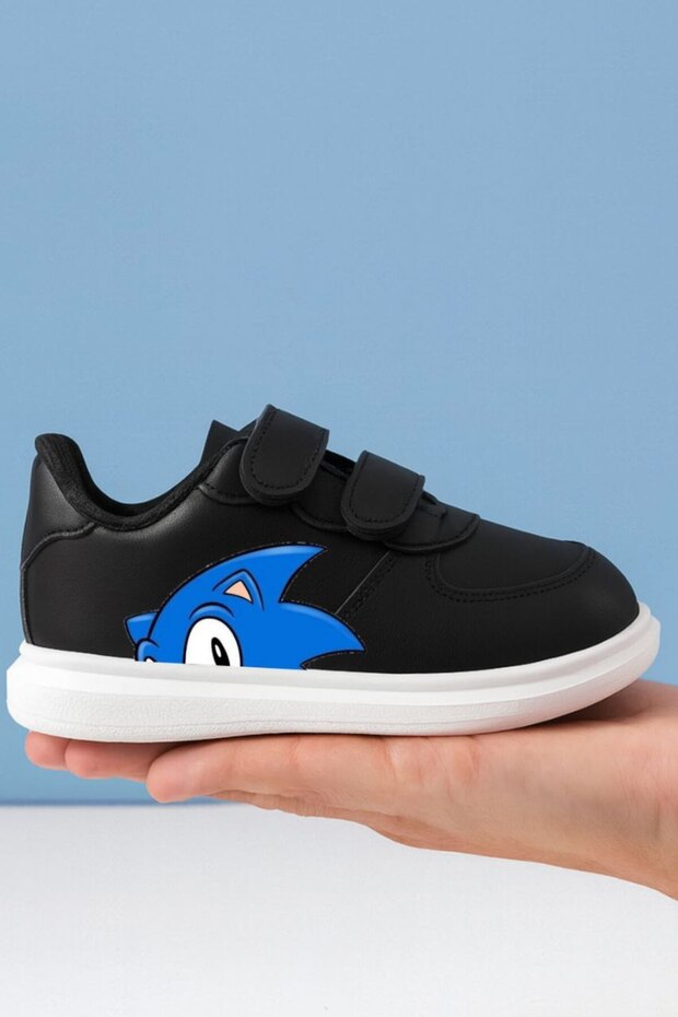 Printed Children's Sports Shoes with Band Sneaker