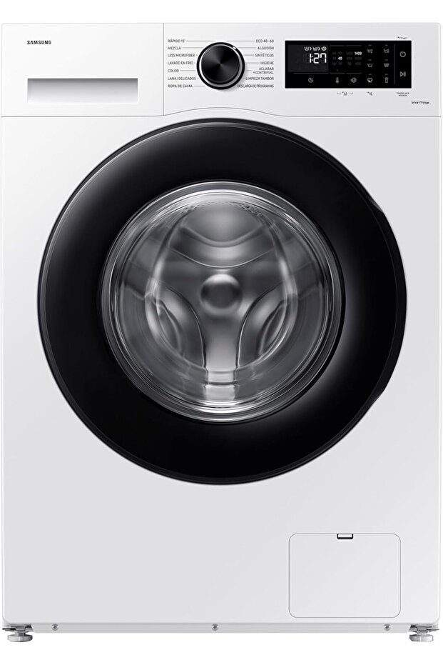 غسالة ملابس أمامية التحميل WW80CGC04DAEYL بسعة 8 كجم وتقنية Ecobubble™ باللون الأبيض