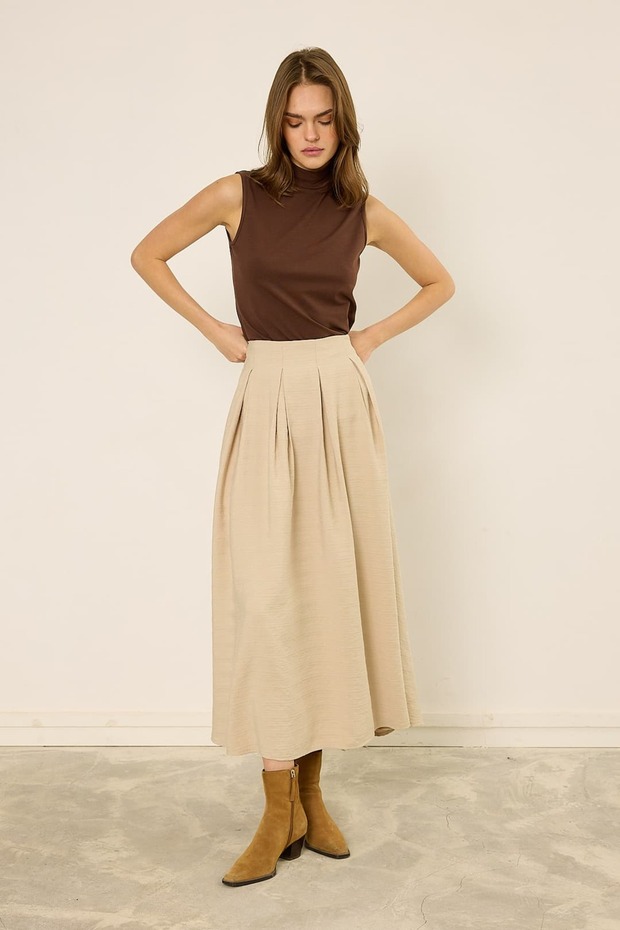 Velora Pileli Etek - 3