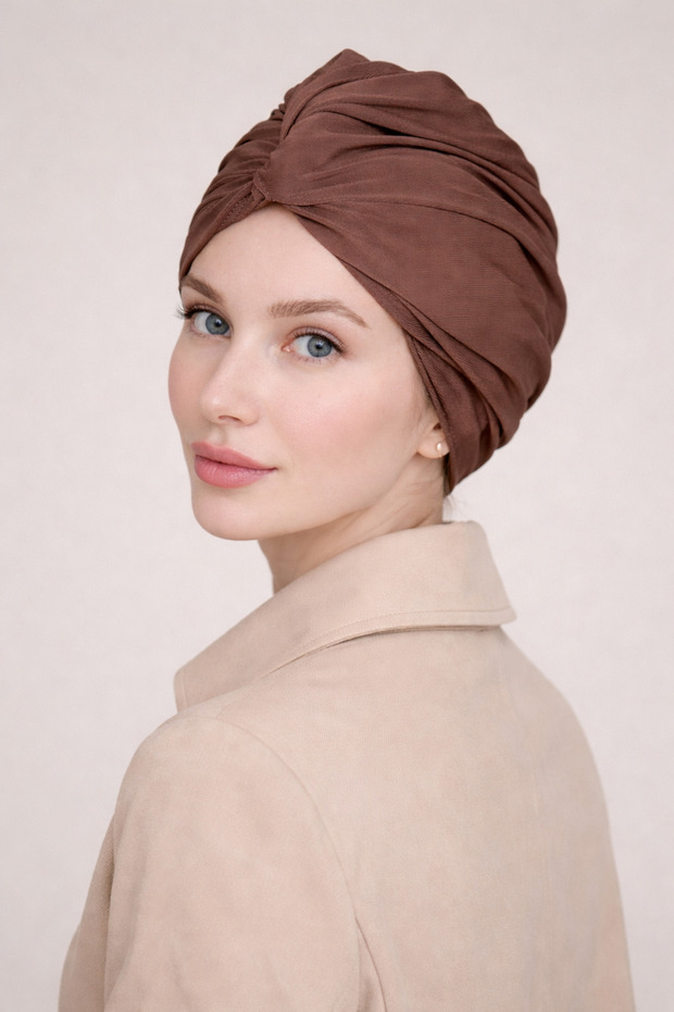 Burgu Ready-Made Bonnet Hijab - Ready-Made Bonnet Shawl Scarf